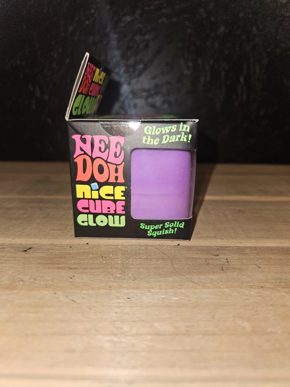 PURPLE Needoh Nice Cube Glow